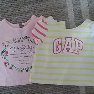 2 Baby Gap T-Shirts